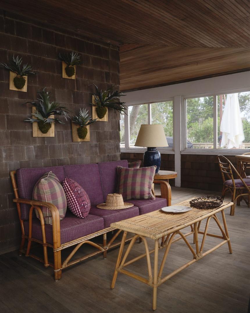 Beach Bungalow — renovated 1920s beach house on Fire Island, New York