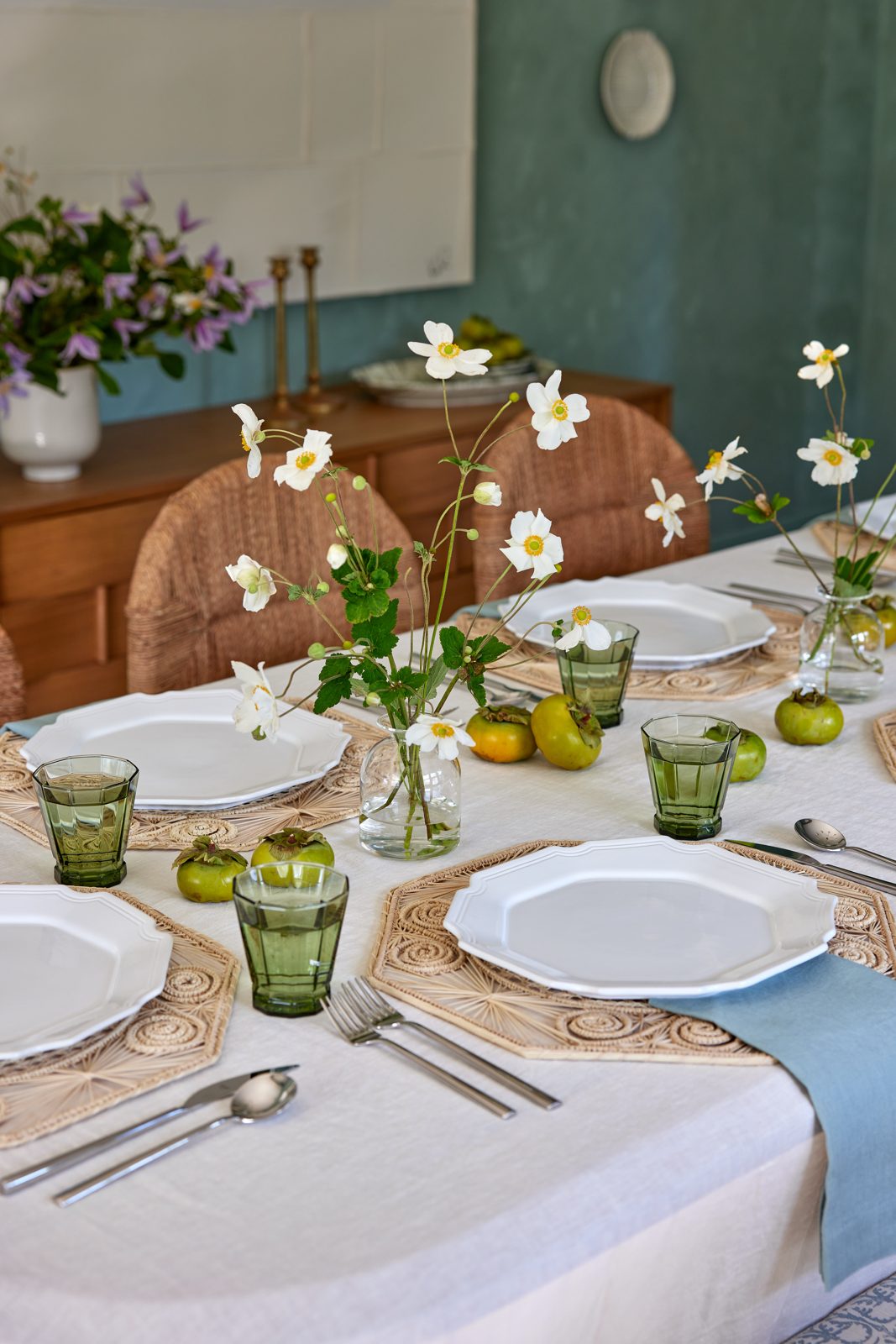 Gone Floral — table setting