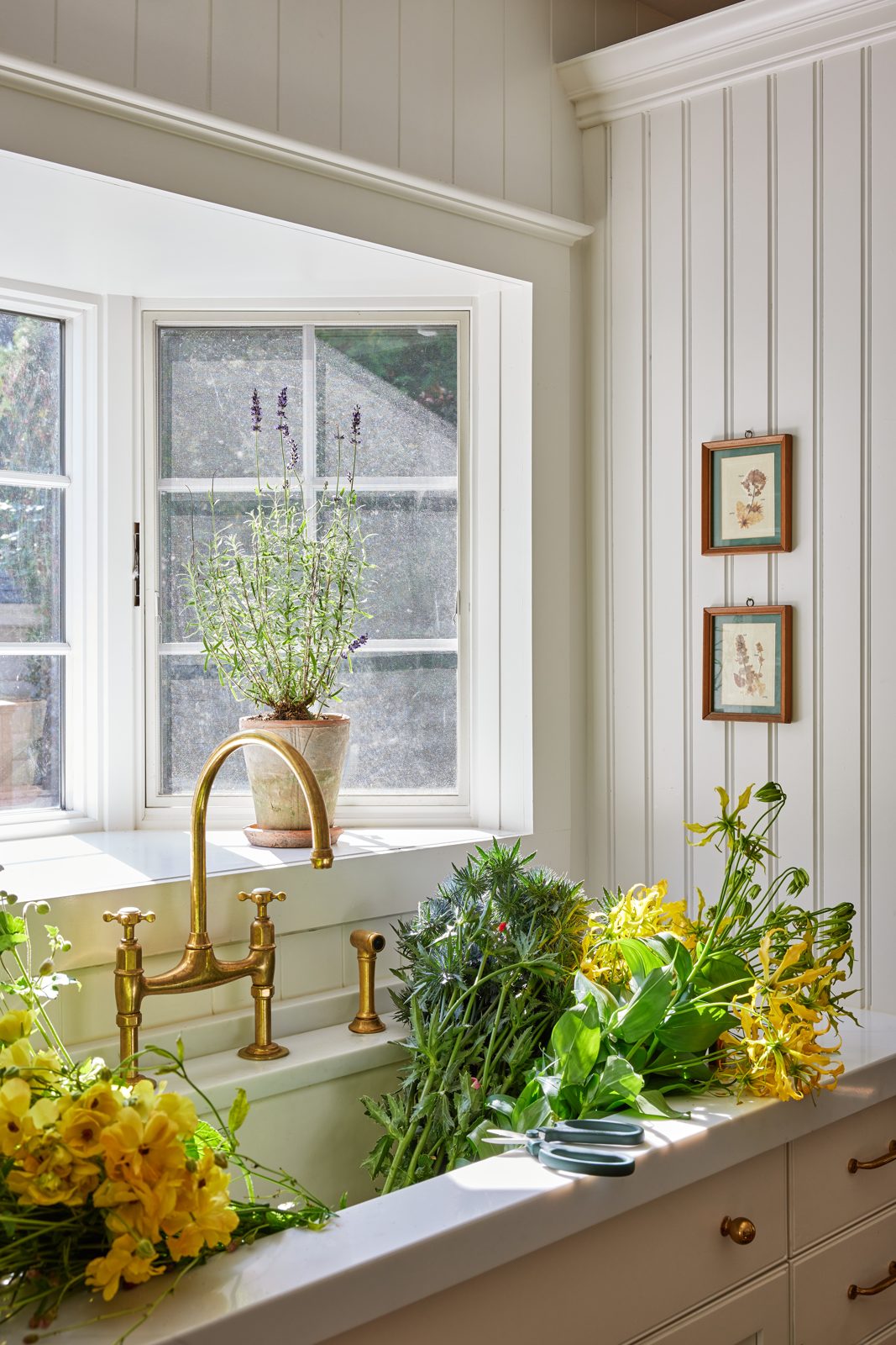 Gone Floral — kitchen sink