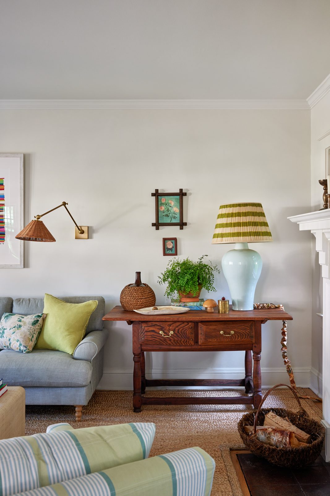 Gone Floral — living room vignette